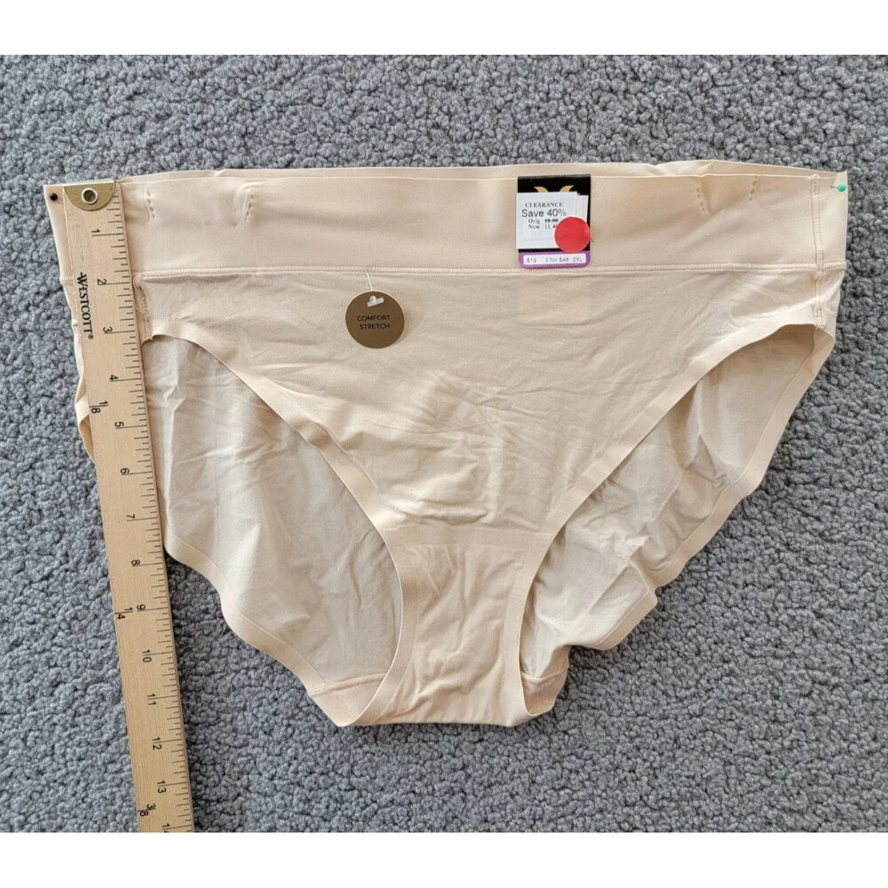 Wacoal At Ease High-Cut Brief Underwear Women's 9-2XL Sand Pull On